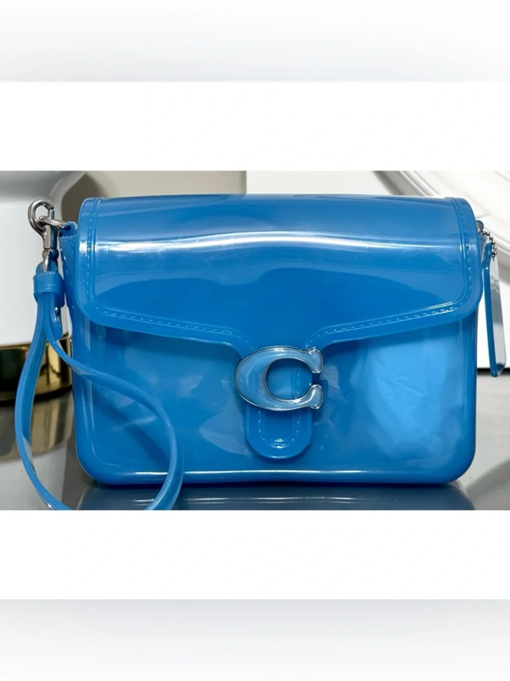 COACH Jelly Tabby BLUE Crossbody Bag